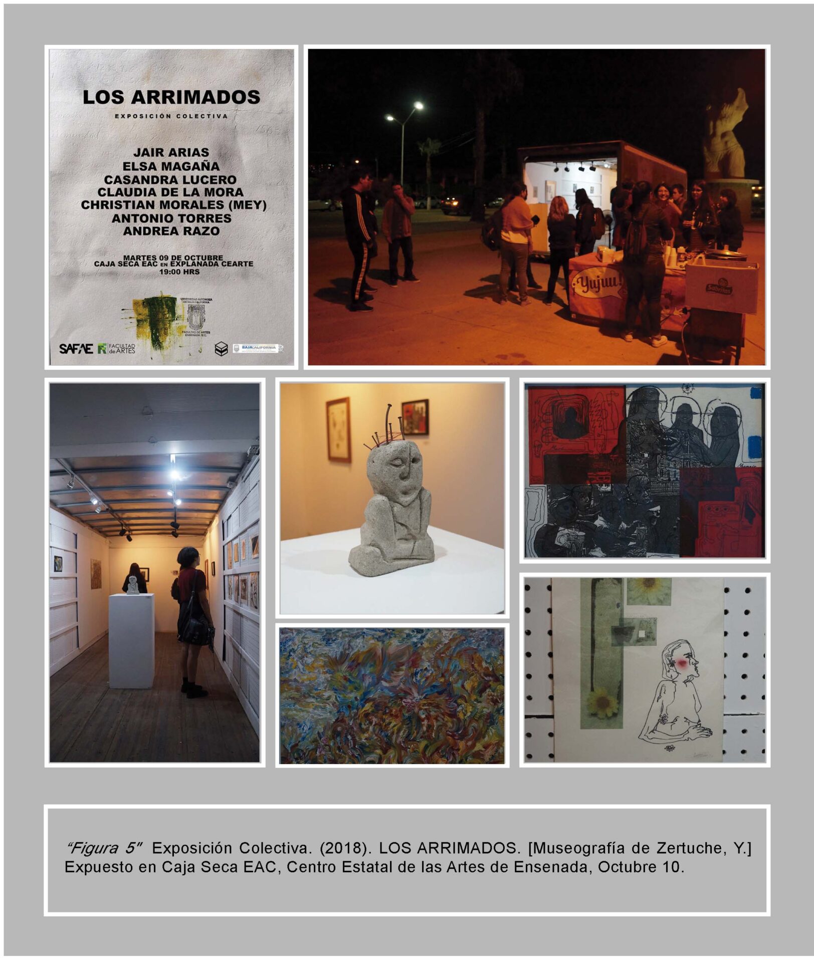 poster expo LOS ARRIMADOS