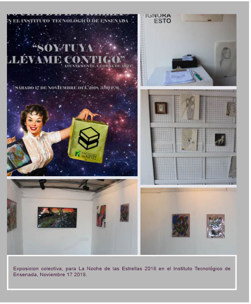 Registro de exposición SOY TUYA, LLEVAME CONTIGO. EN LA NOCHE DE LAS ESTRELLAS