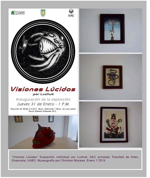 Registro de Exposición Visiones Lúcidas por Luchuk